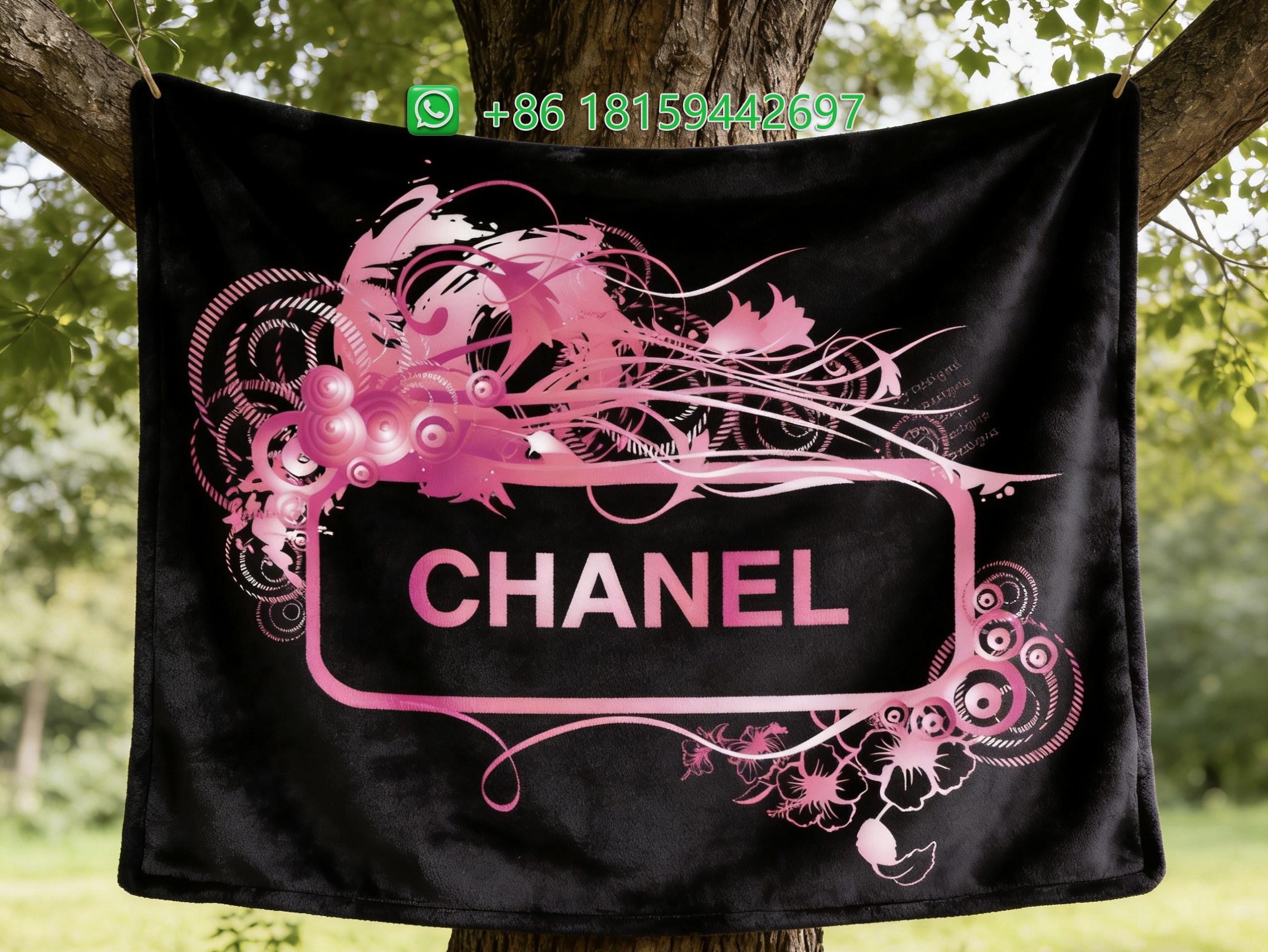 Chanel Throw Blankets